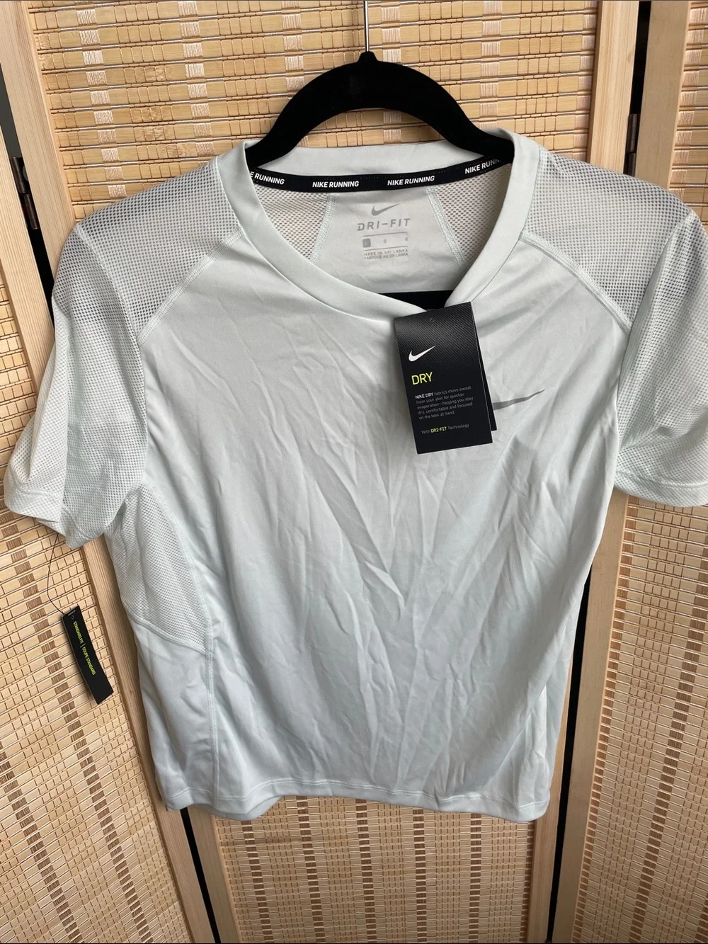 Nike Men's Dri-FIT Light Gray Short-Sleeve Training Polo